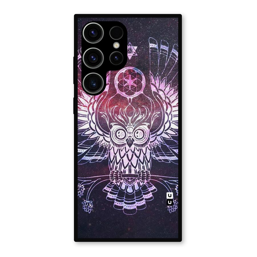 Owl Quirk Swag Metal Back Case for Galaxy S23 Ultra