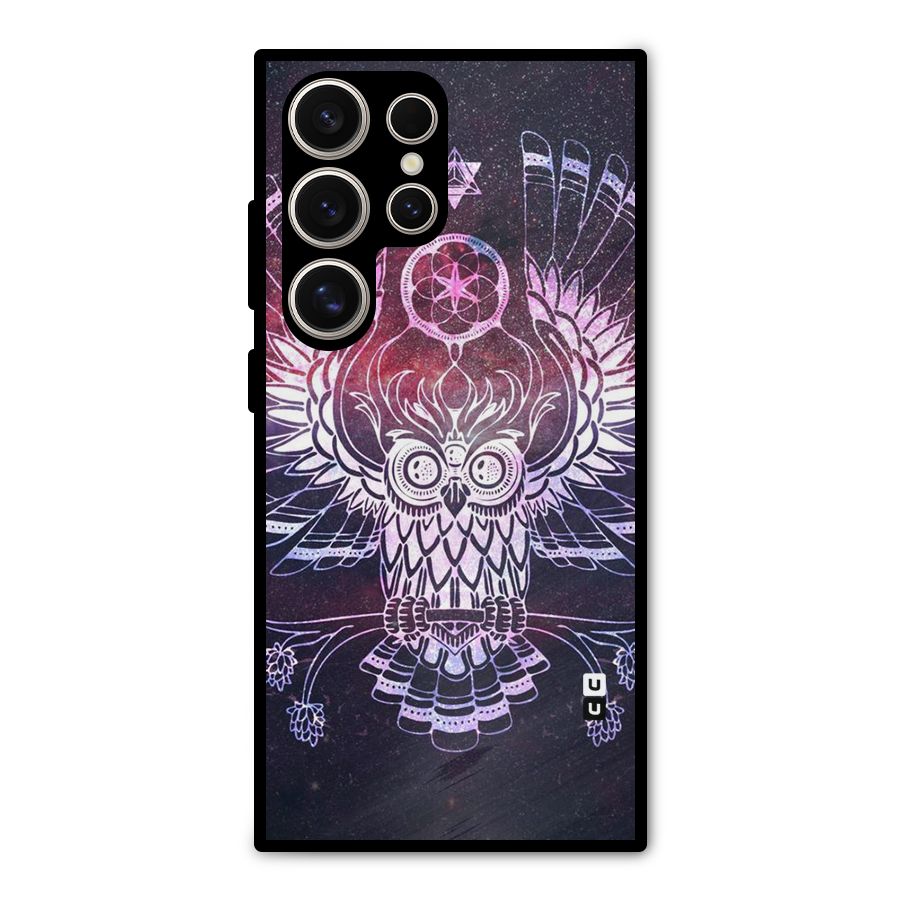 Owl Quirk Swag Metal Back Case for Galaxy S24 Ultra
