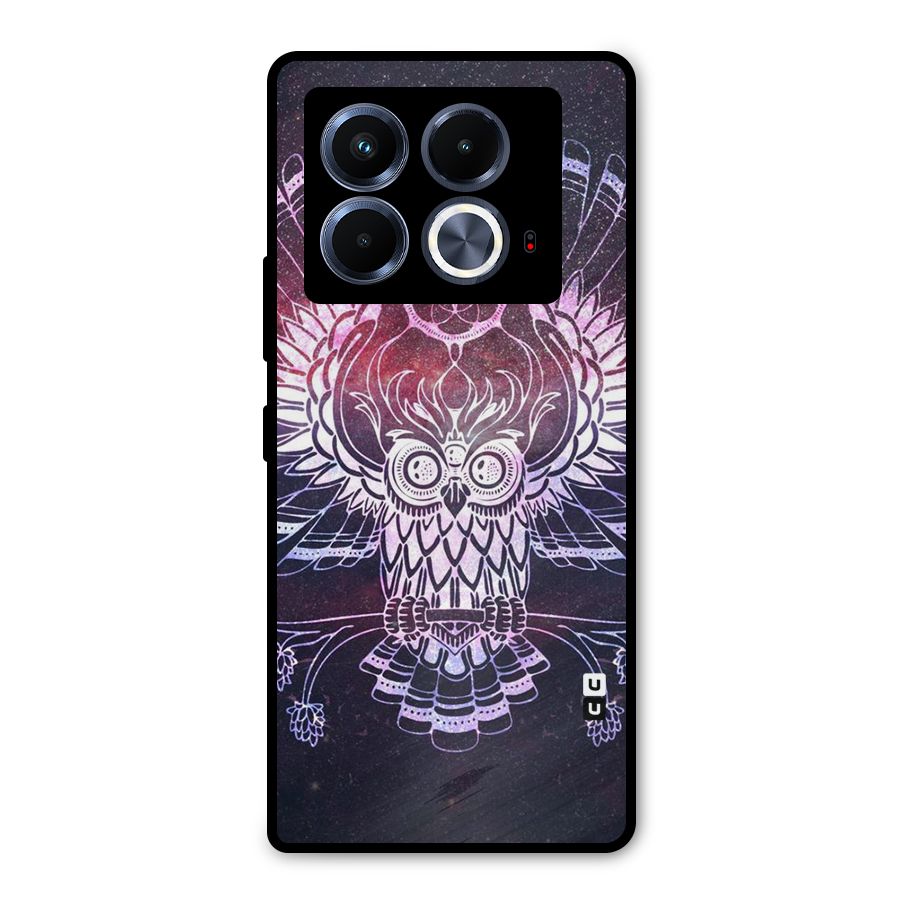 Owl Quirk Swag Metal Back Case for Infinix Note 40 5G