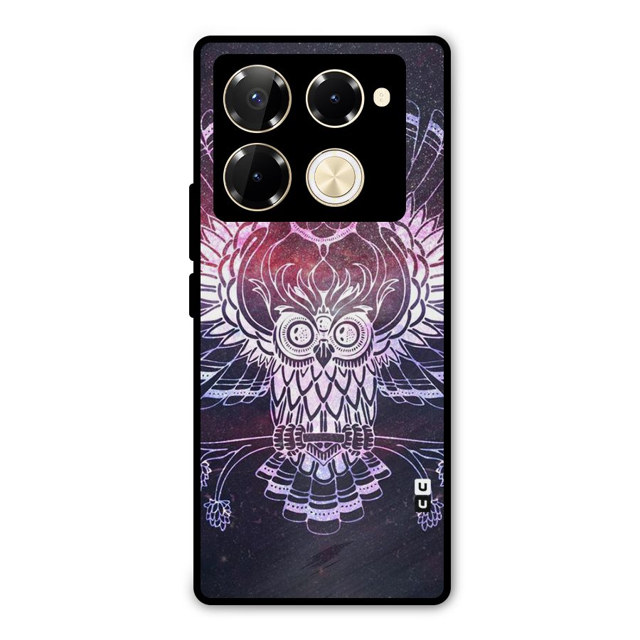 Owl Quirk Swag Metal Back Case for Infinix Note 40 Pro