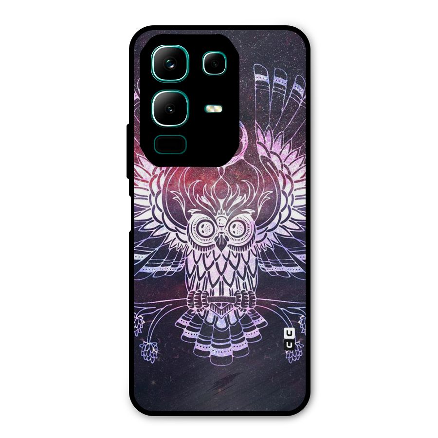 Owl Quirk Swag Metal Back Case for Infinix Note 50x