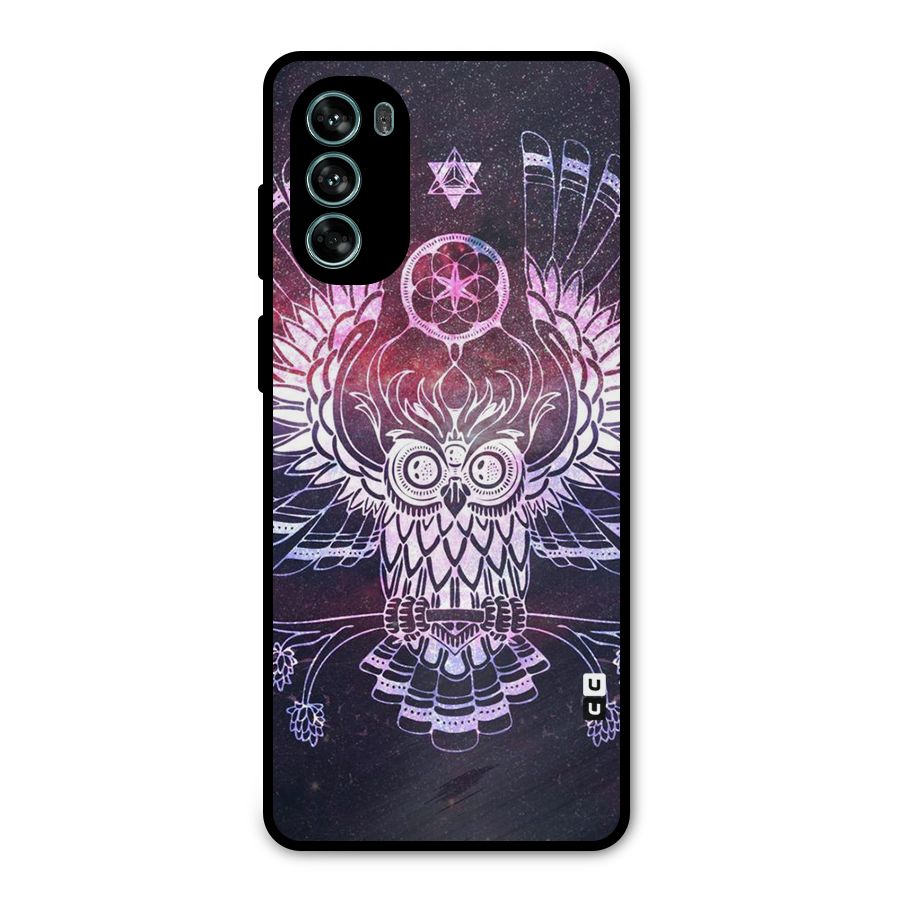 Owl Quirk Swag Metal Back Case for Moto G62