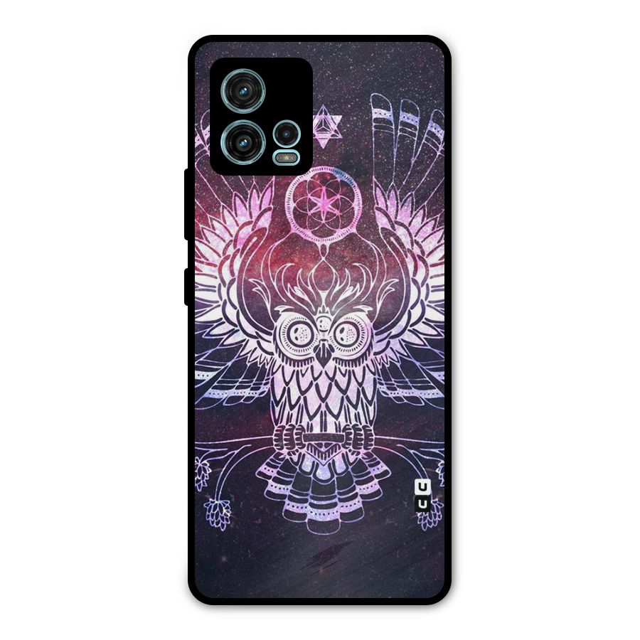 Owl Quirk Swag Metal Back Case for Moto G72