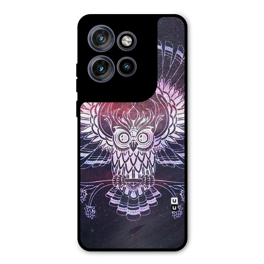 Owl Quirk Swag Metal Back Case for Motorola Edge 50 Neo