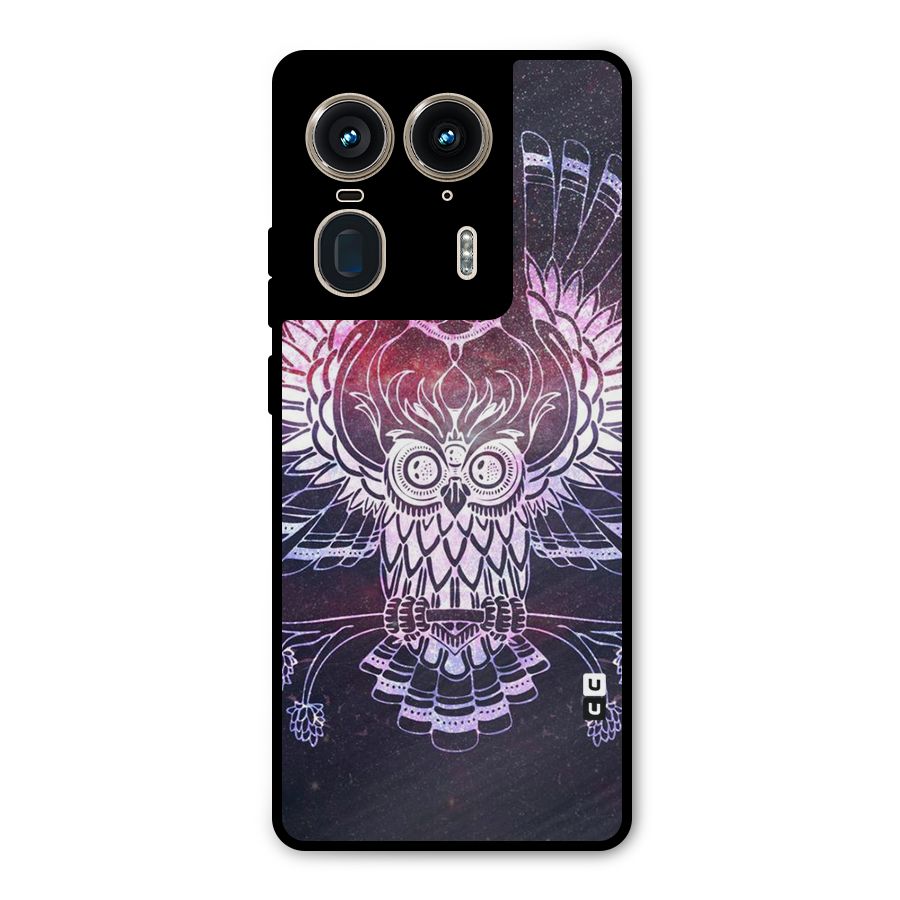 Owl Quirk Swag Metal Back Case for Motorola Edge 50 Ultra