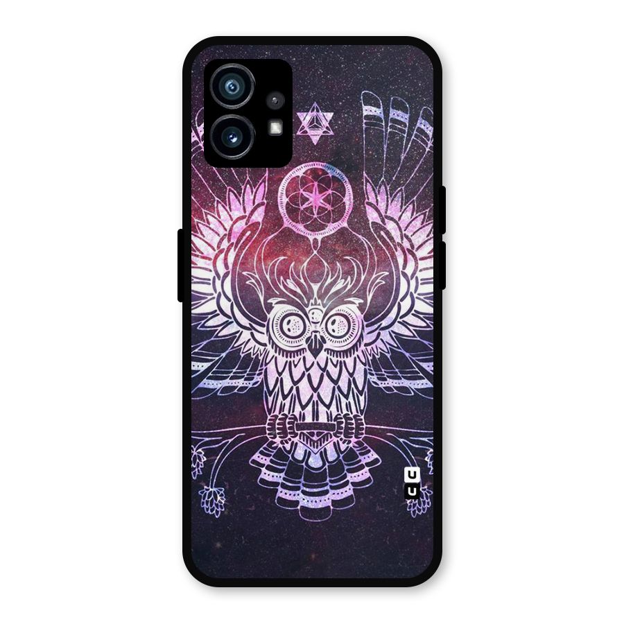 Owl Quirk Swag Metal Back Case for Nothing Phone 1
