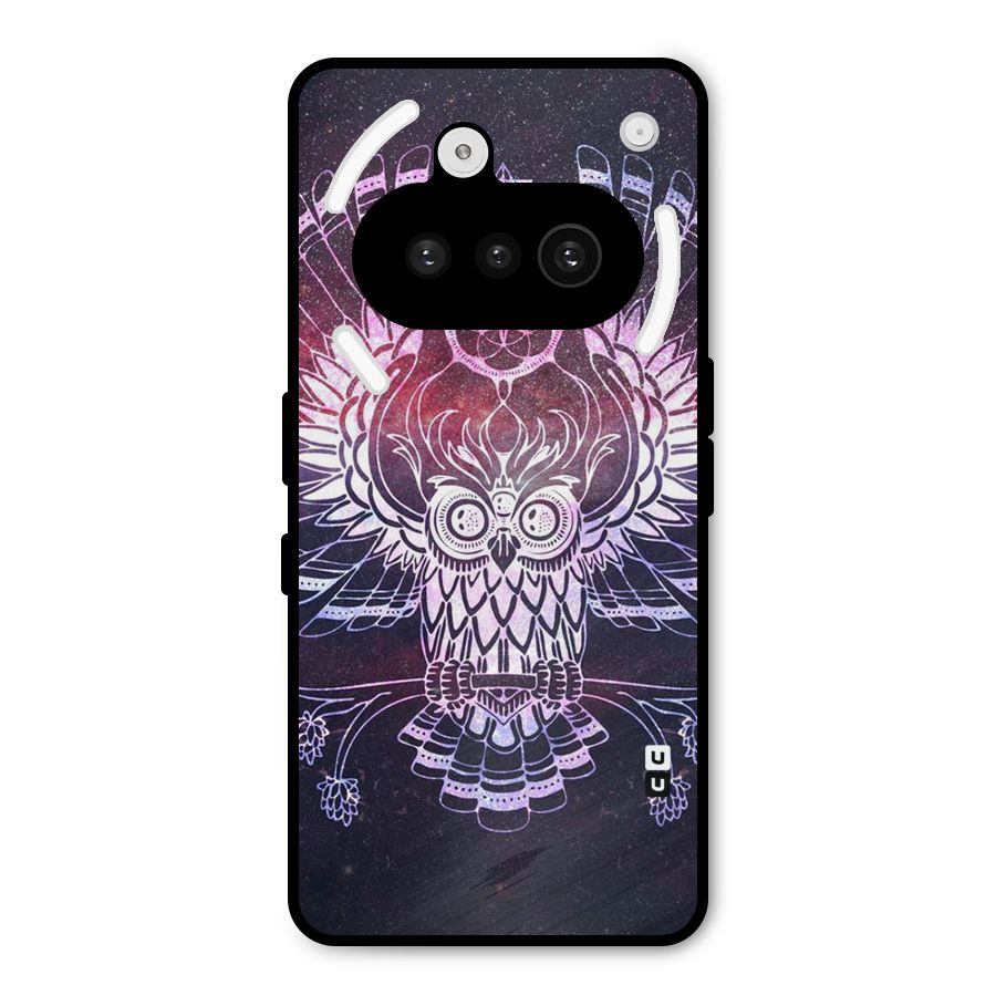 Owl Quirk Swag Metal Back Case for Nothing Phone 3a