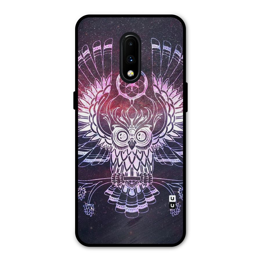 Owl Quirk Swag Metal Back Case for OnePlus 7
