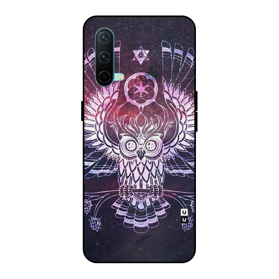 Owl Quirk Swag Metal Back Case for OnePlus Nord CE 5G