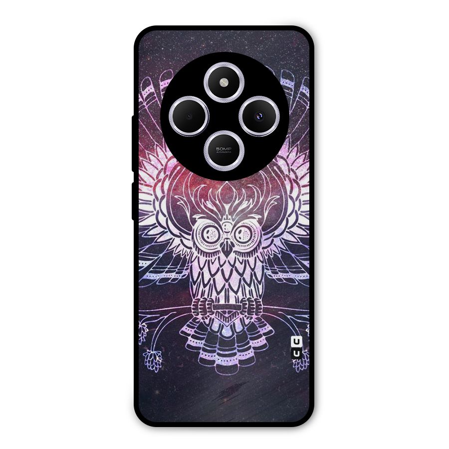 Owl Quirk Swag Metal Back Case for Poco C75 5G