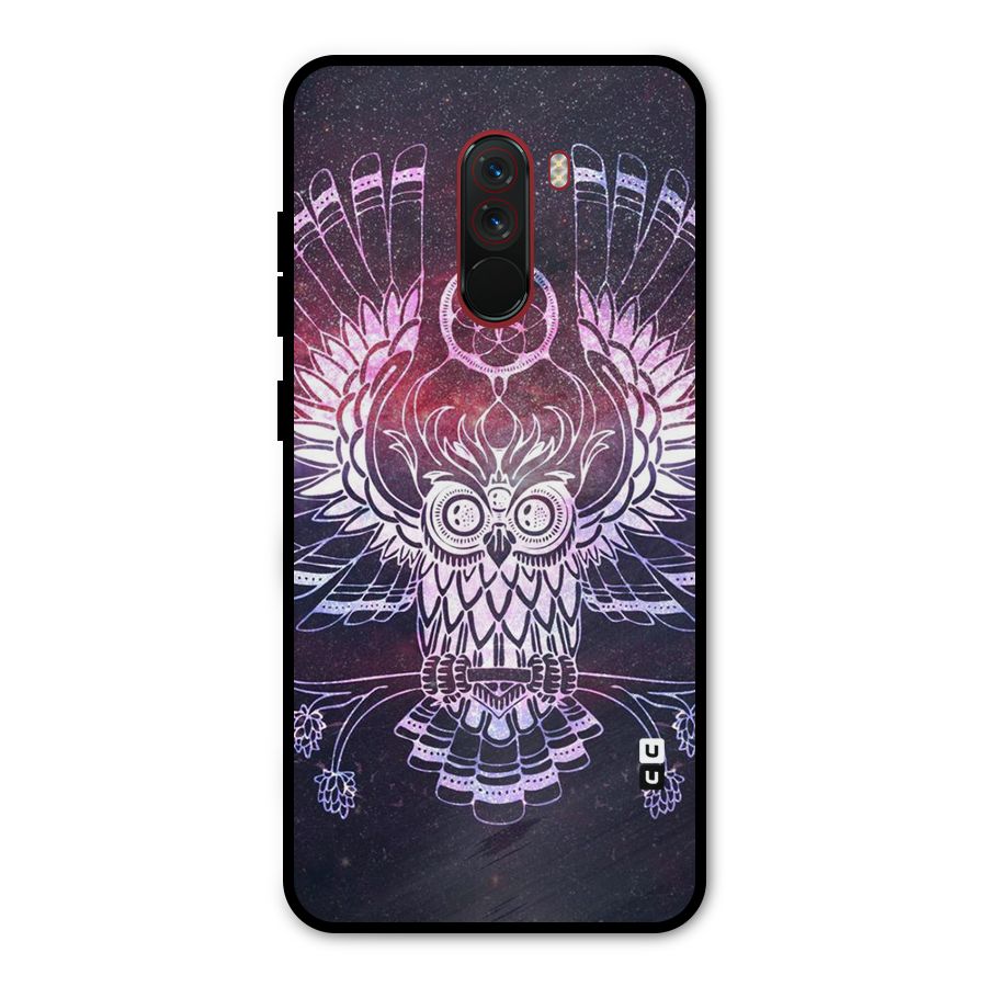 Owl Quirk Swag Metal Back Case for Poco F1