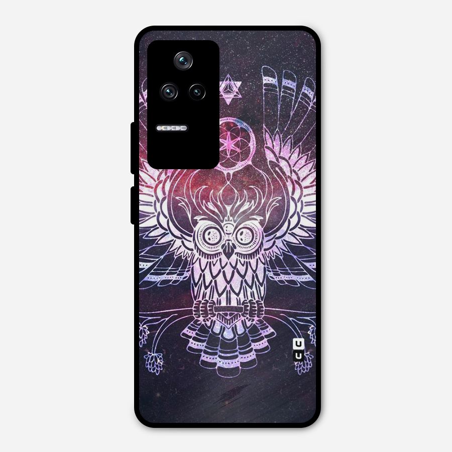 Owl Quirk Swag Metal Back Case for Poco F4 5G
