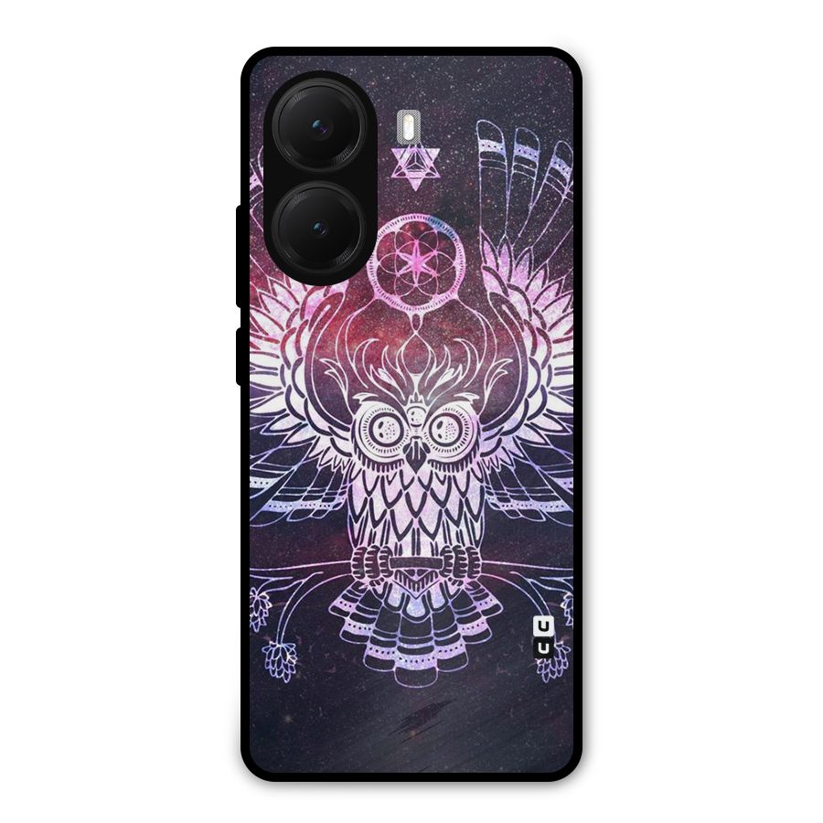 Owl Quirk Swag Metal Back Case for Poco X7 Pro