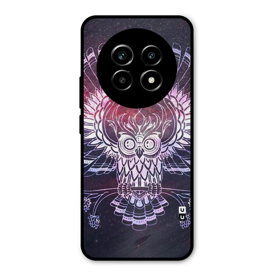 Owl Quirk Swag Metal Back Case for Realme 14 Pro Lite