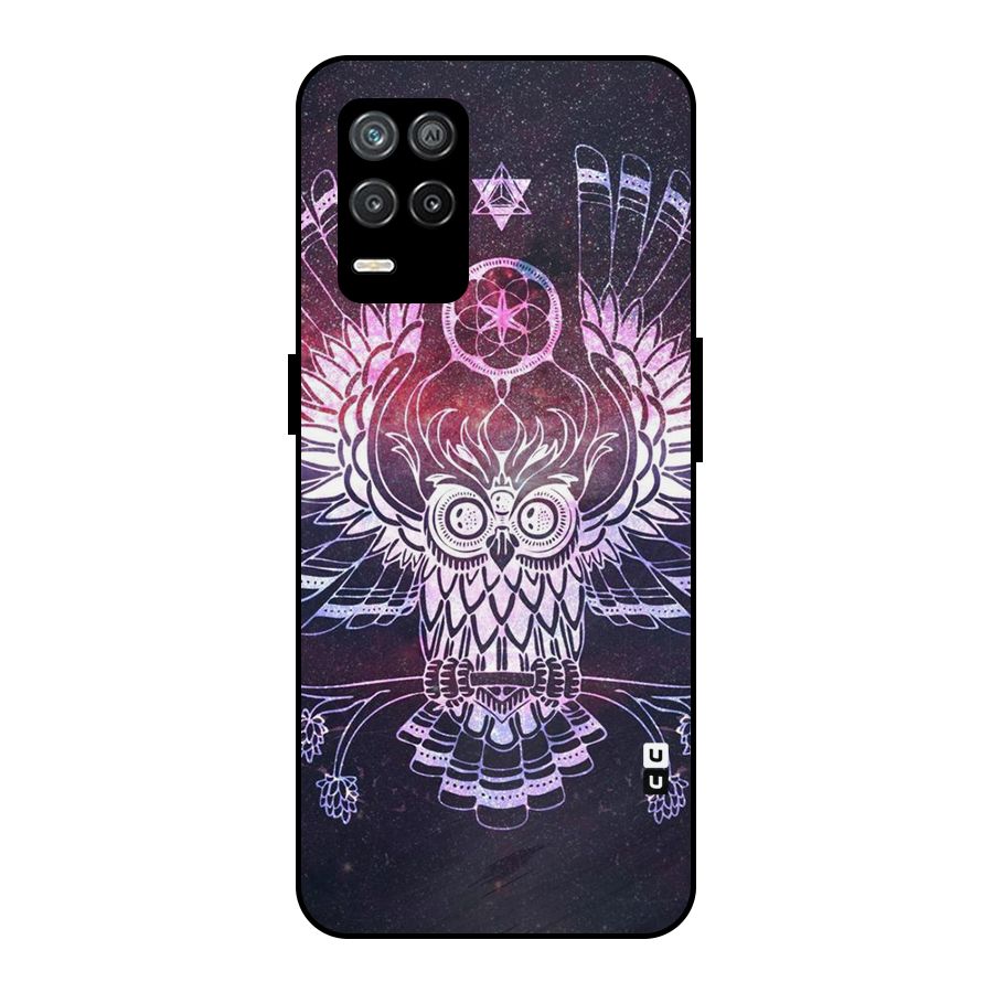 Owl Quirk Swag Metal Back Case for Realme 8 5G