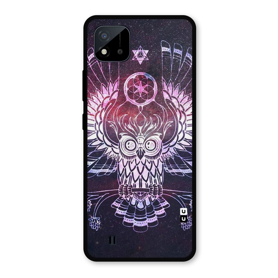 Owl Quirk Swag Metal Back Case for Realme C11 2021
