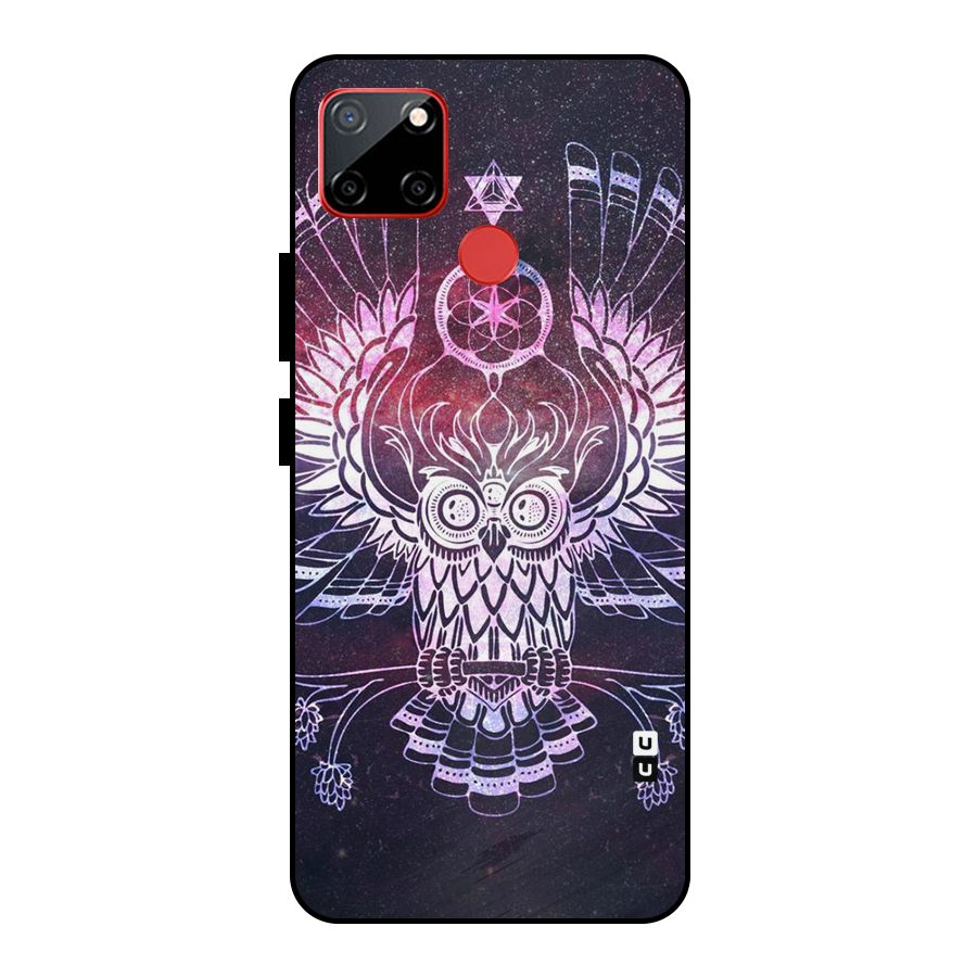 Owl Quirk Swag Metal Back Case for Realme C12