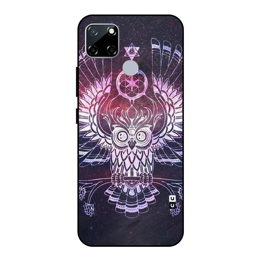 Owl Quirk Swag Metal Back Case for Realme Narzo 20