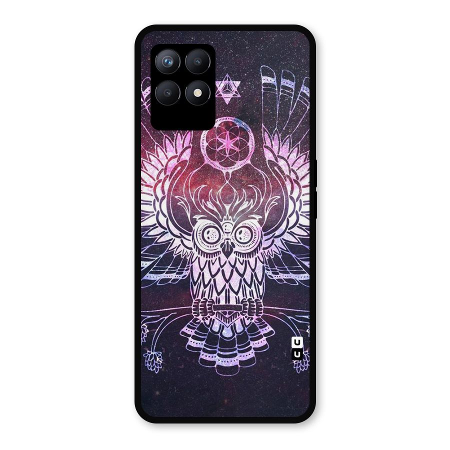 Owl Quirk Swag Metal Back Case for Realme Narzo 50