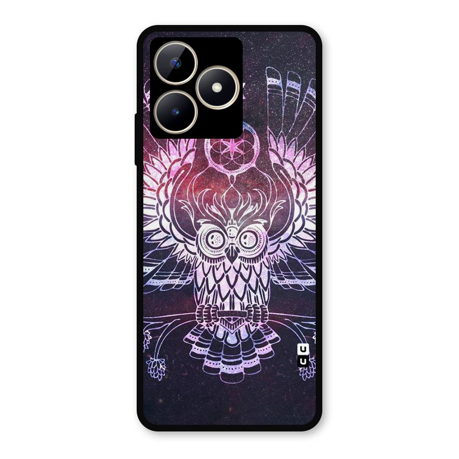 Owl Quirk Swag Metal Back Case for Realme Narzo N53