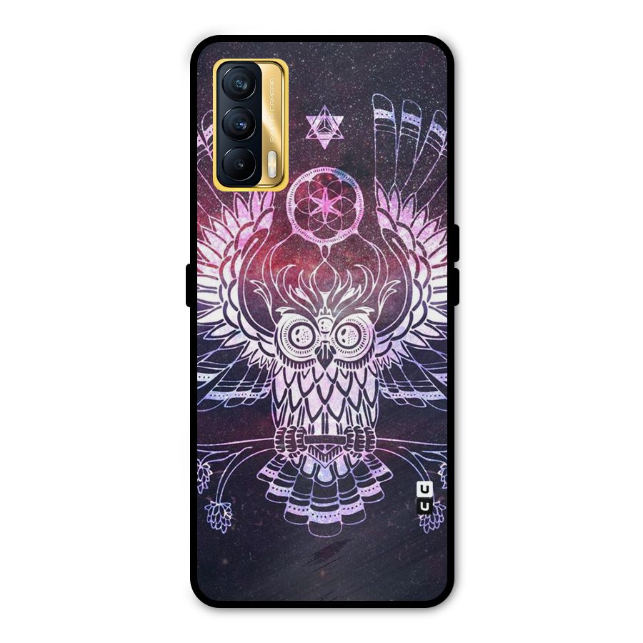 Owl Quirk Swag Metal Back Case for Realme X7