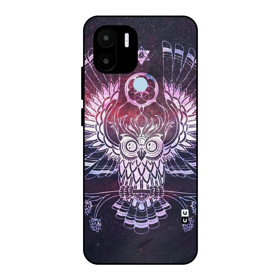 Owl Quirk Swag Metal Back Case for Redmi A2+