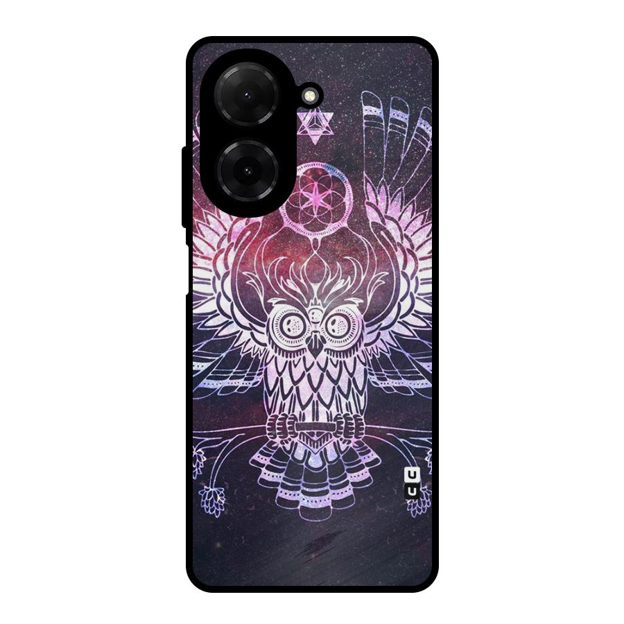 Owl Quirk Swag Metal Back Case for Redmi A5 4G