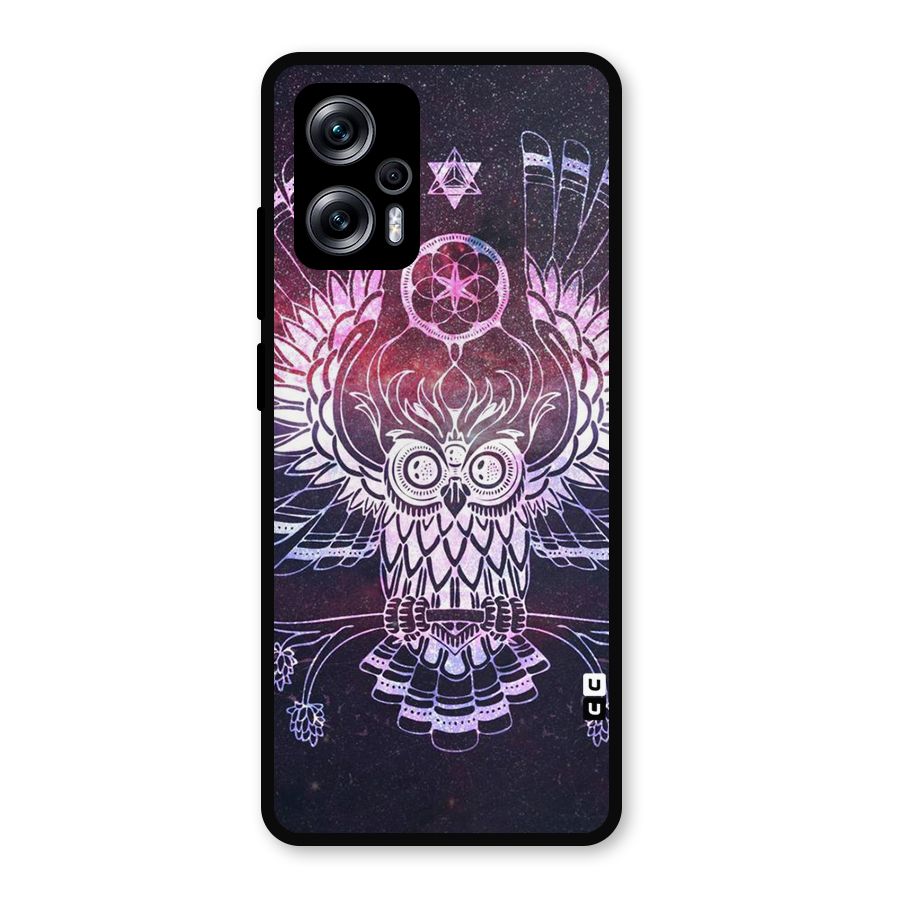 Owl Quirk Swag Metal Back Case for Redmi K50i