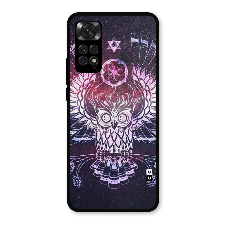 Owl Quirk Swag Metal Back Case for Redmi Note 11