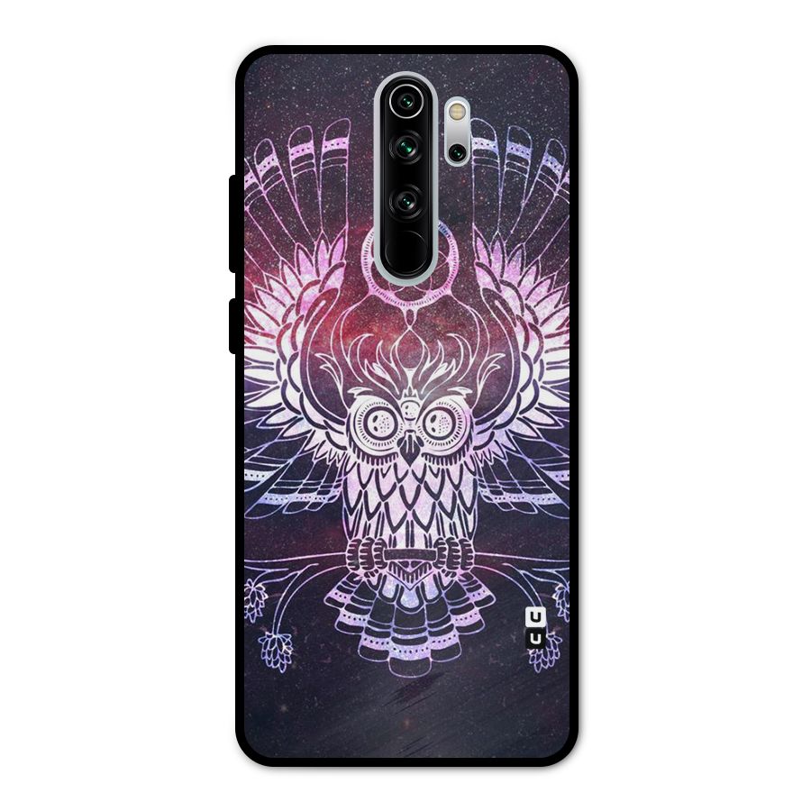 Owl Quirk Swag Metal Back Case for Redmi Note 8 Pro