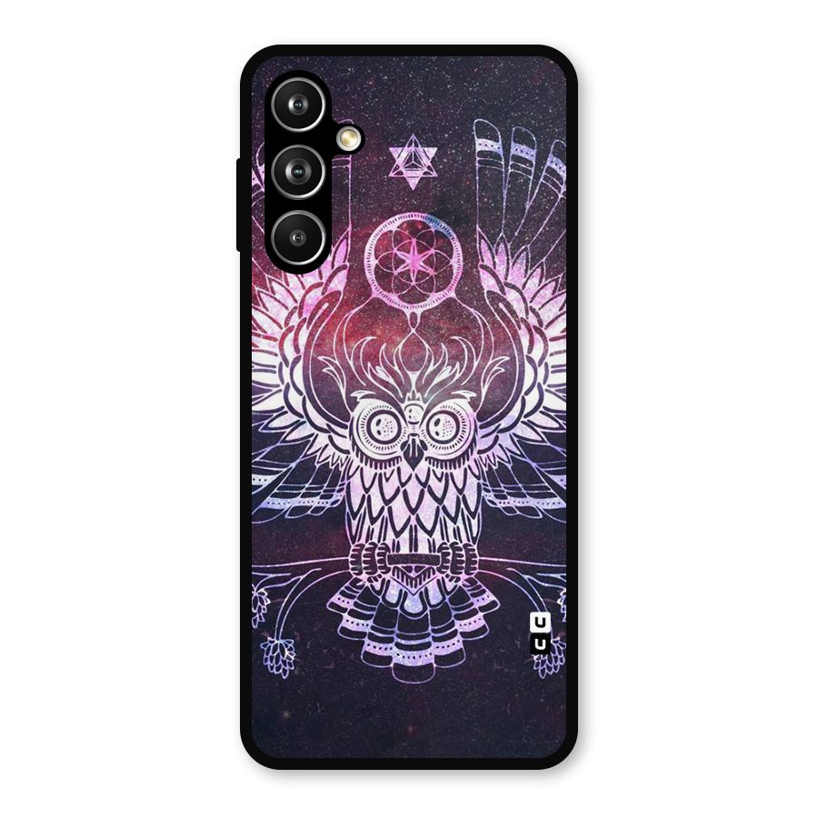 Owl Quirk Swag Metal Back Case for Samsung Galaxy M54