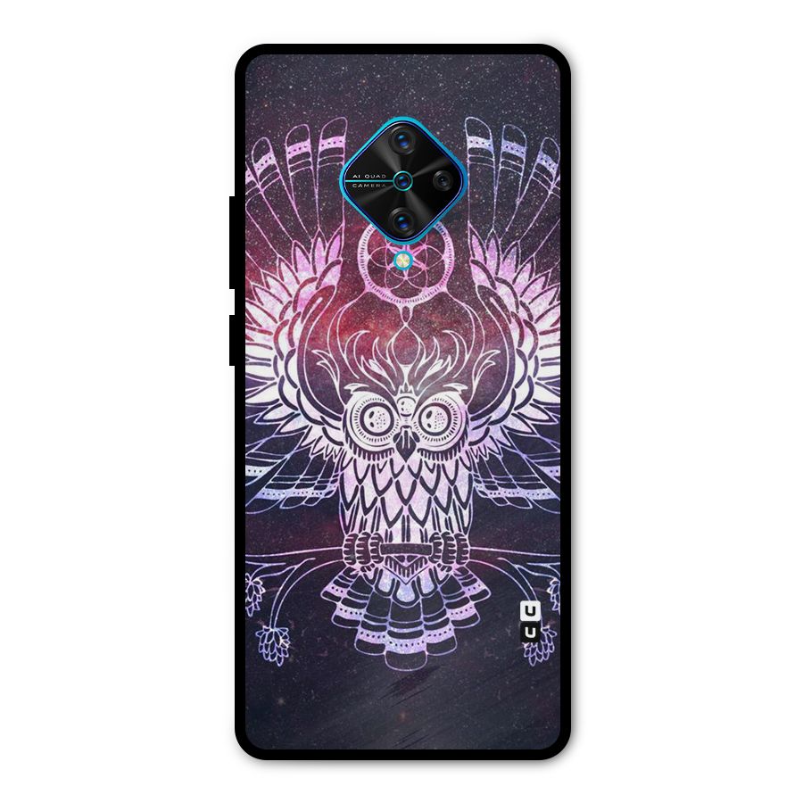 Owl Quirk Swag Metal Back Case for Vivo S1 Pro