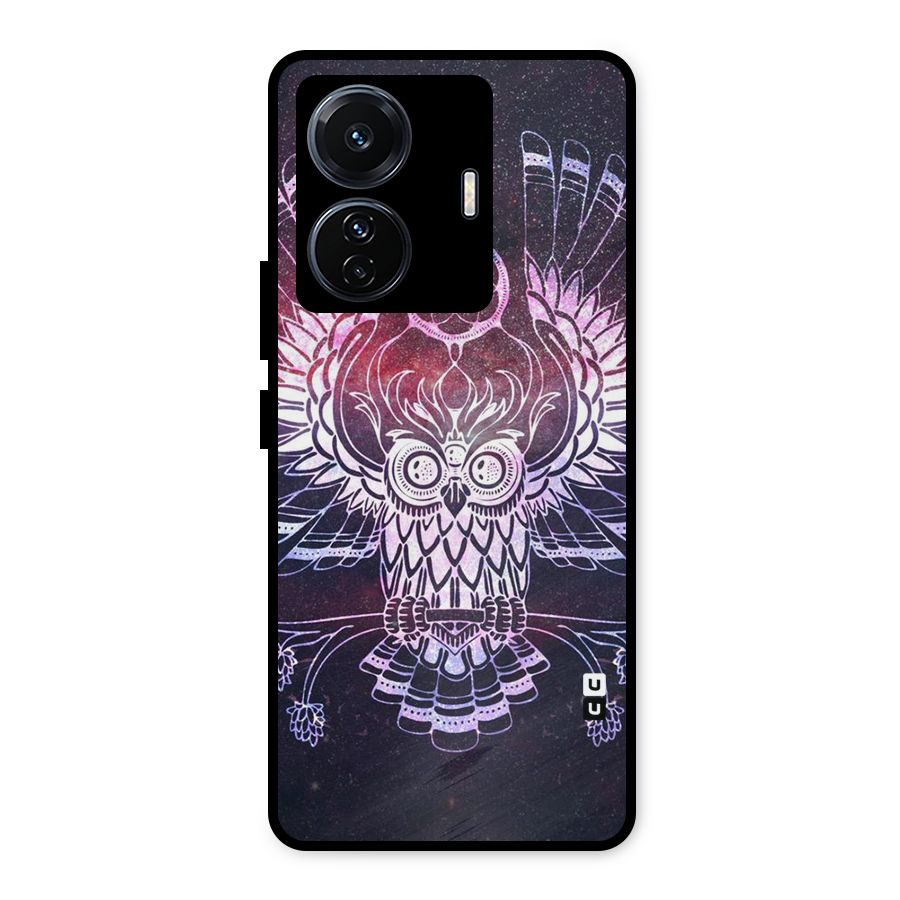 Owl Quirk Swag Metal Back Case for Vivo T1 Pro
