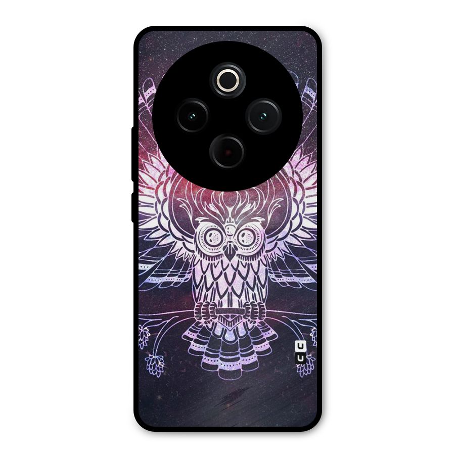 Owl Quirk Swag Metal Back Case for Vivo T4