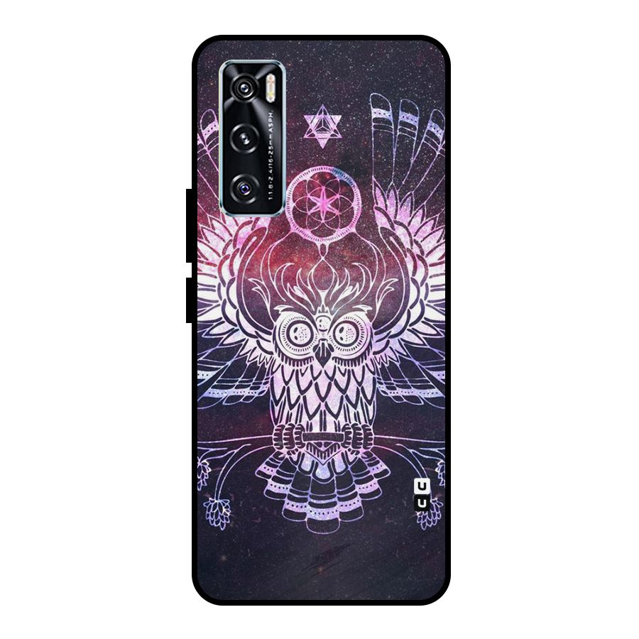 Owl Quirk Swag Metal Back Case for Vivo V20 SE