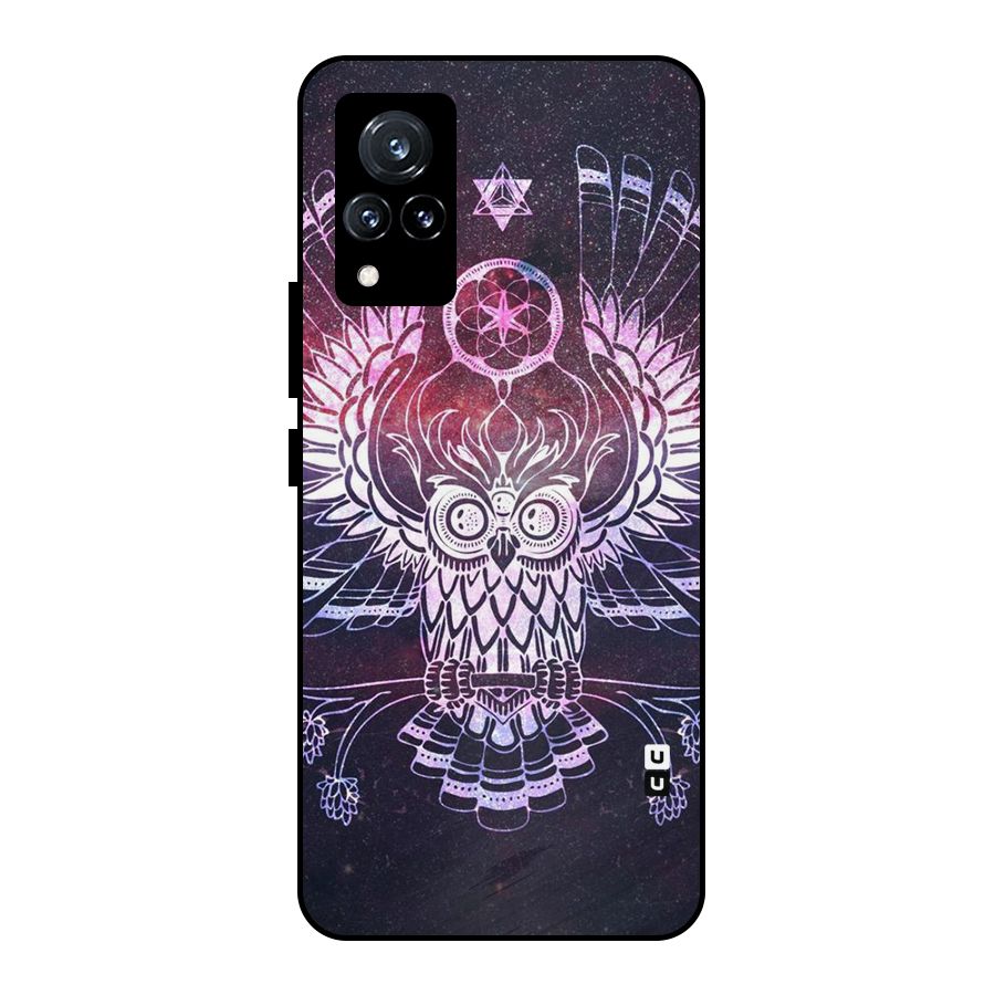 Owl Quirk Swag Metal Back Case for Vivo V21 5G