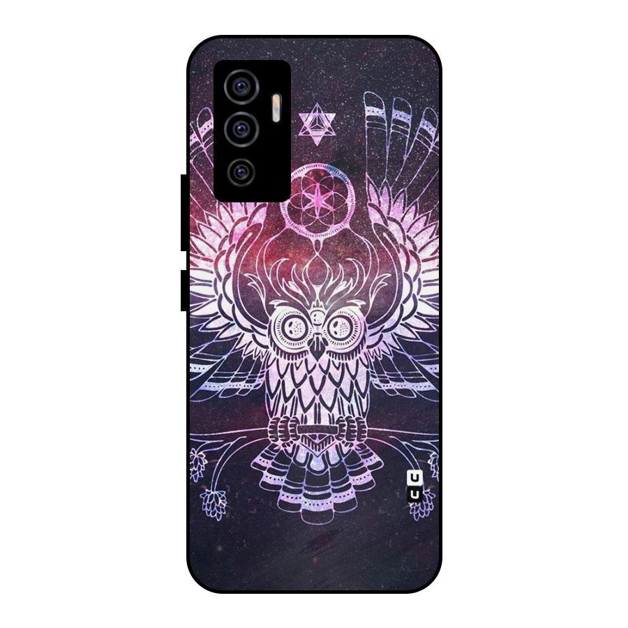 Owl Quirk Swag Metal Back Case for Vivo V23e