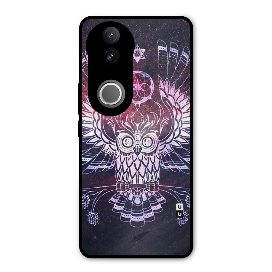 Owl Quirk Swag Metal Back Case for Vivo V50