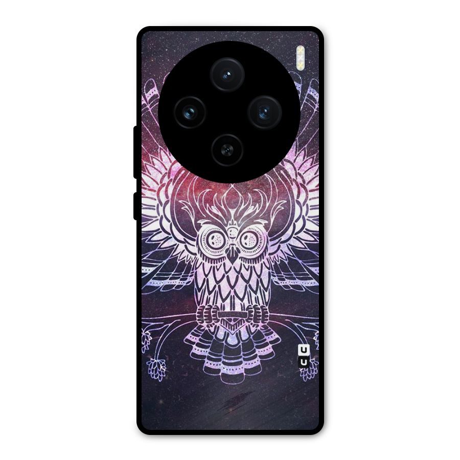 Owl Quirk Swag Metal Back Case for Vivo X100