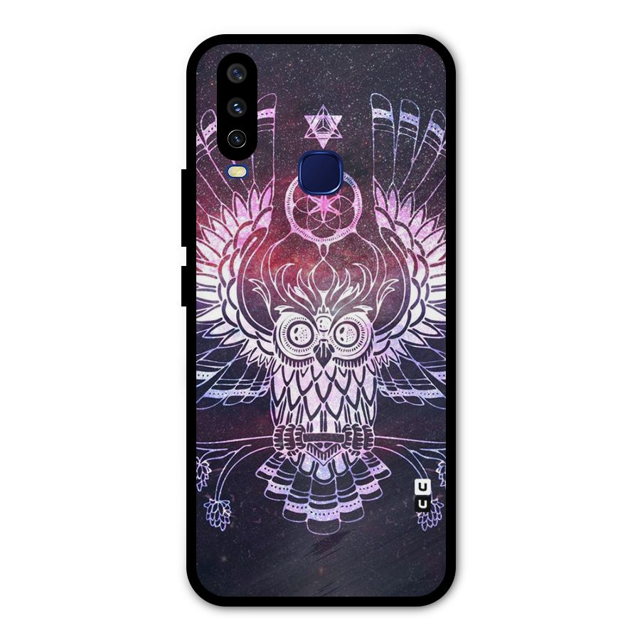 Owl Quirk Swag Metal Back Case for Vivo Y15