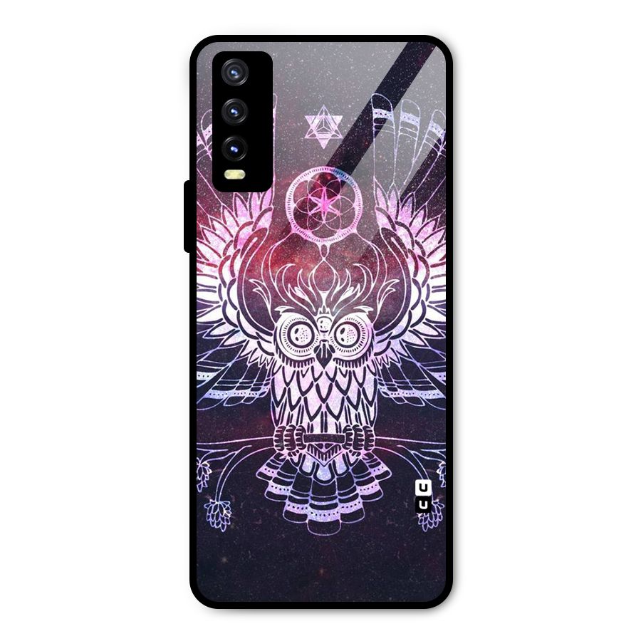 Owl Quirk Swag Metal Back Case for Vivo Y20