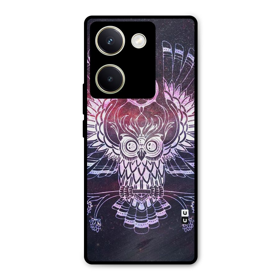 Owl Quirk Swag Metal Back Case for Vivo Y200 Pro