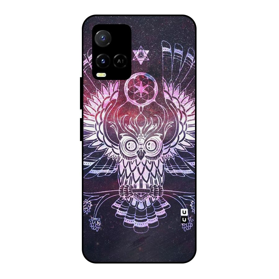 Owl Quirk Swag Metal Back Case for Vivo Y21