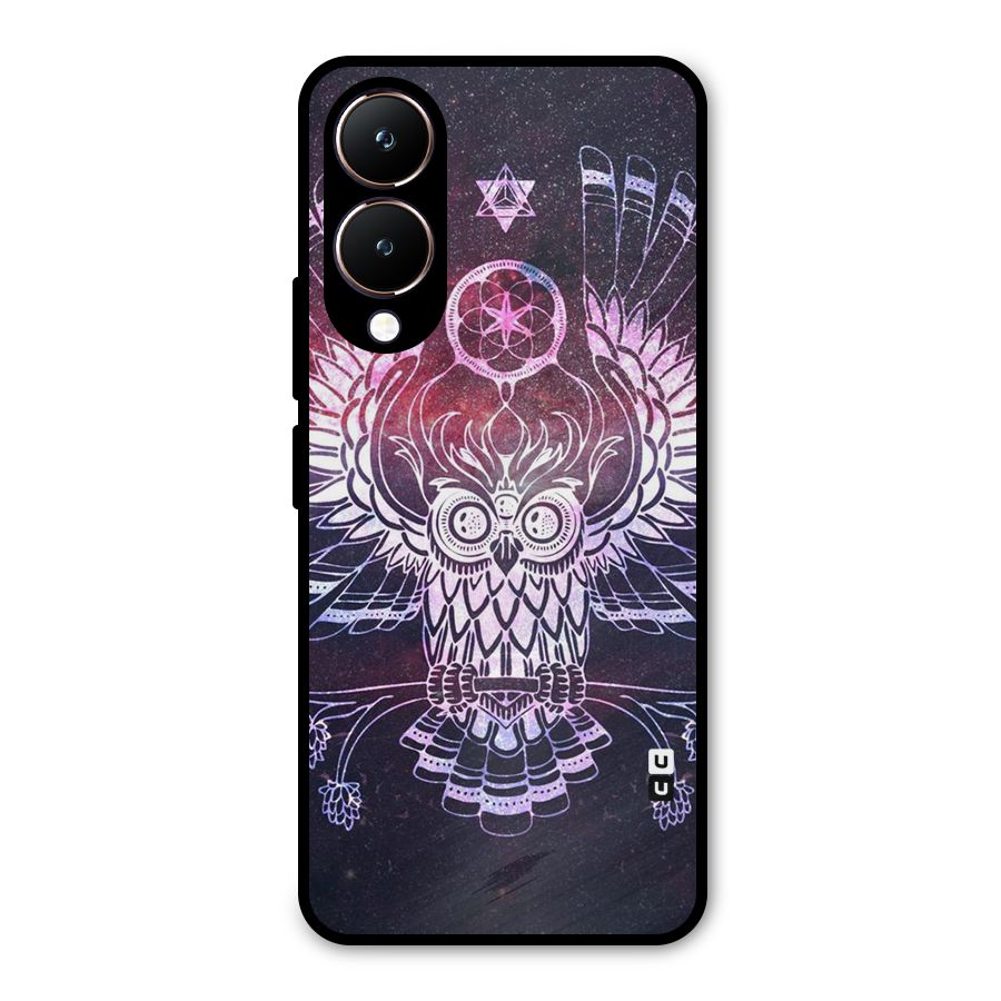 Owl Quirk Swag Metal Back Case for Vivo Y28