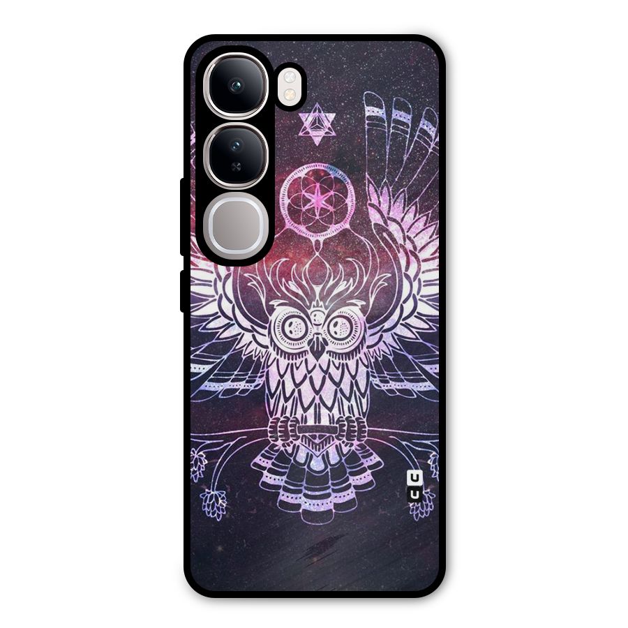 Owl Quirk Swag Metal Back Case for Vivo Y300