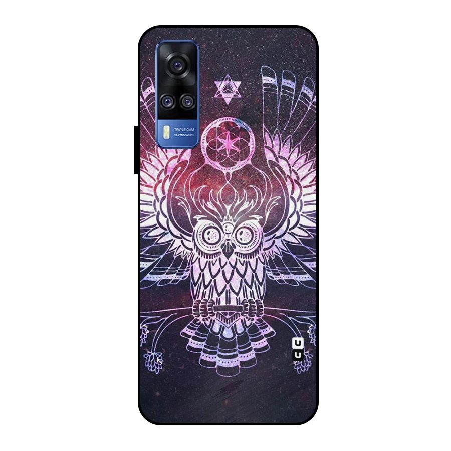 Owl Quirk Swag Metal Back Case for Vivo Y51
