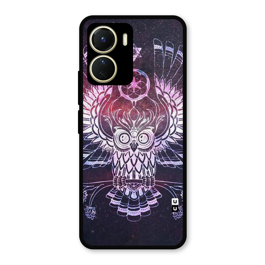 Owl Quirk Swag Metal Back Case for Vivo Y56