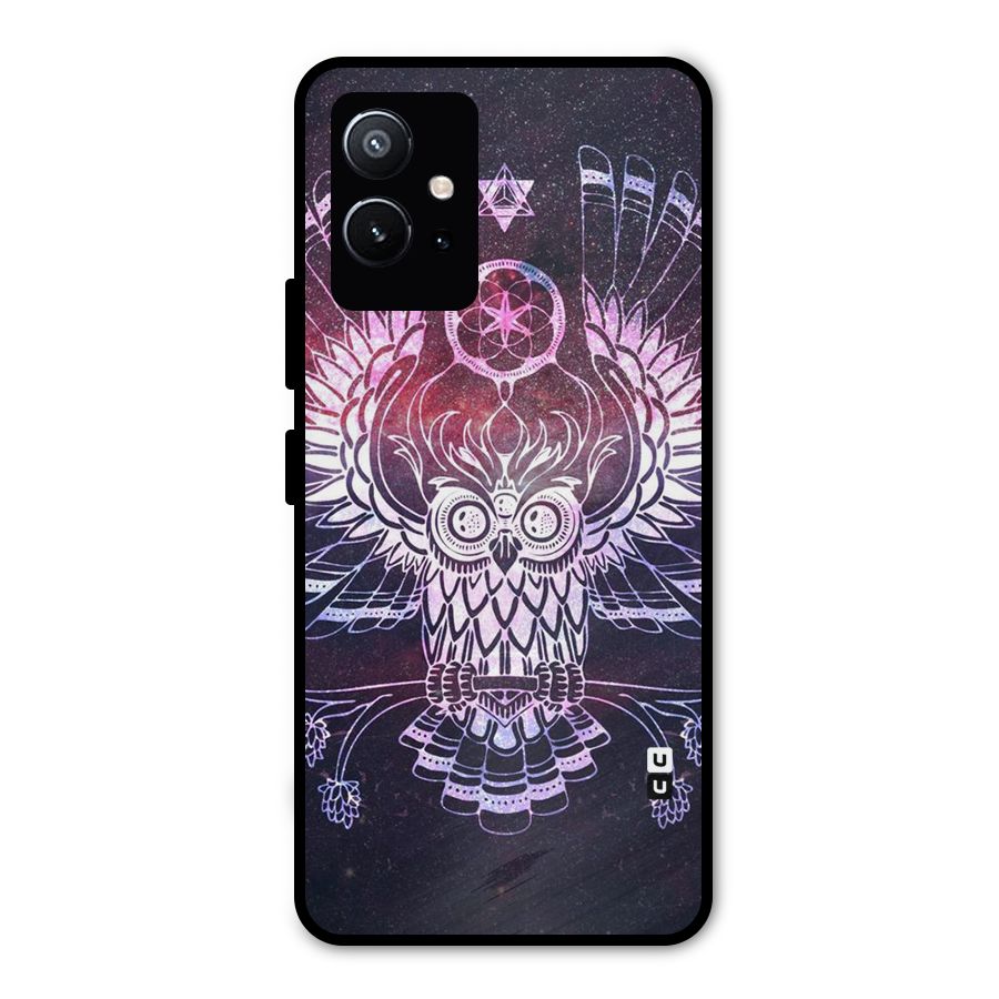 Owl Quirk Swag Metal Back Case for Vivo Y75 5G