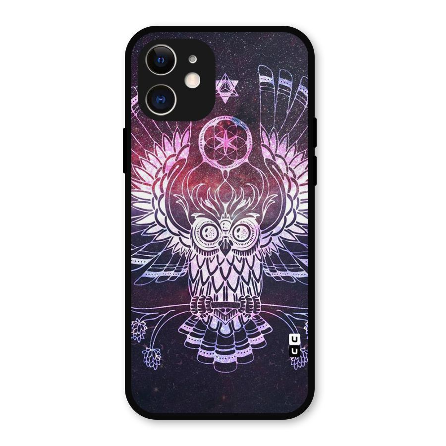 Owl Quirk Swag Metal Back Case for iPhone 12