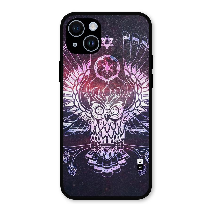 Owl Quirk Swag Metal Back Case for iPhone 14